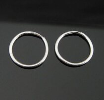 1X13mm aperture artificial foot silver earrings S990 sterling silver jewelry sterling silver earrings sterling silver earrings