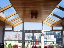 Degawa color steel plate broken bridge aluminum anticorrosive wood glass Sunshine Room steel structure sealing terrace sealing balcony customization