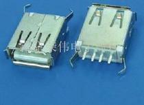 USB socket a female vertical straight plug 180 degrees