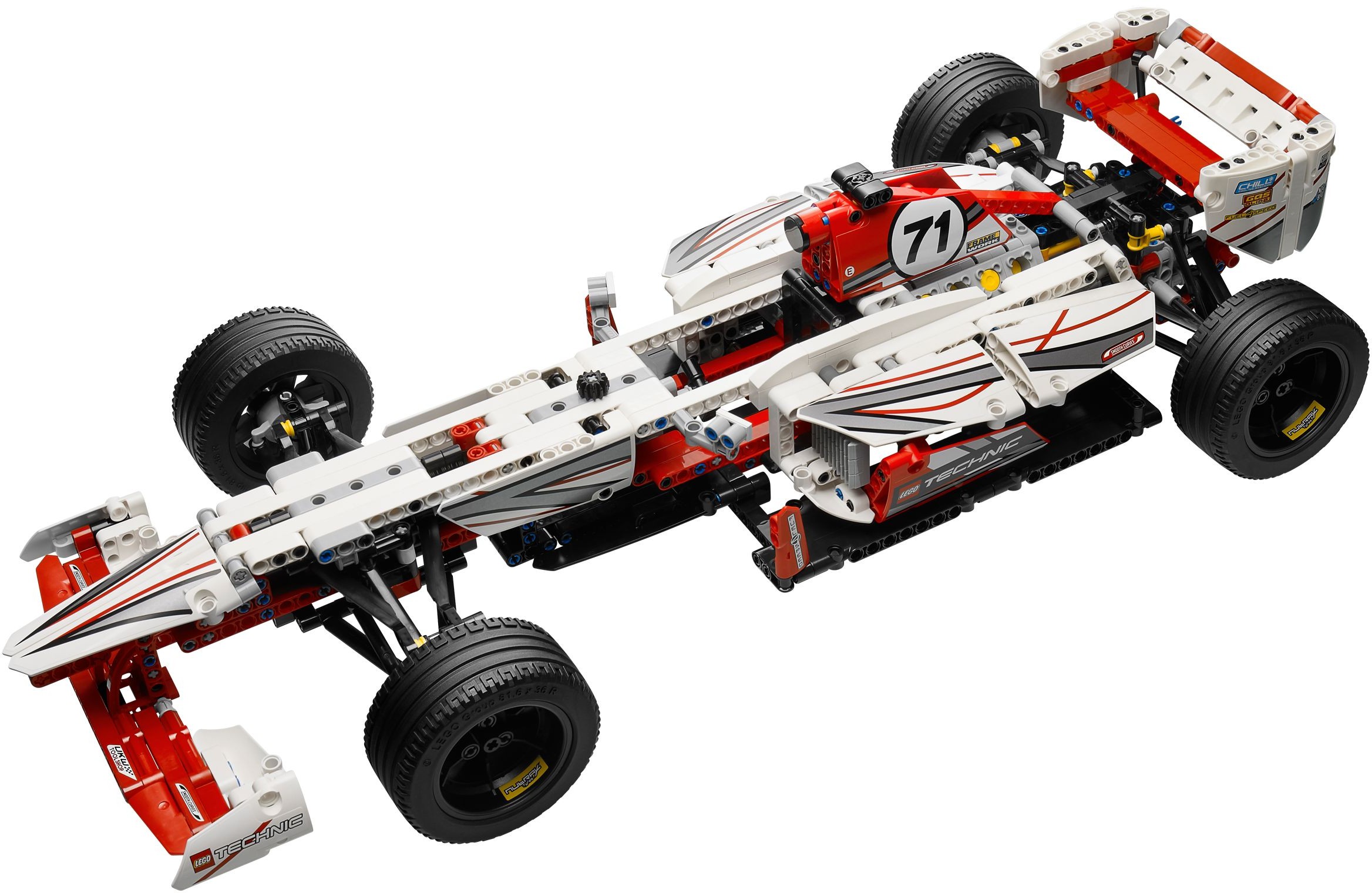 lego 乐高人仔仓 科技机械 玩具跑车 f1 方程式赛车 42000 绝版