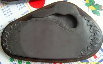 Hang Tsai Rock 11-inch duck-shaped inkstone