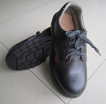 Work shoes Stab-resistant shoes Oil-resistant work shoes Anti-smashing shoes Work leather shoes with a whole steel plate