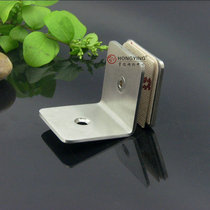 HongYing stainless steel 90-degree single glass fixed clamp glass partition code glass corner code glass holder