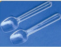 Smoothie spoon disposable plastic spoon shaved ice cream scoop ice cream scoop ice cream scoop transparent spoon 100