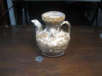 Bao Lao Bao Zhen Song Dynasty Green Skunk handicap small handle pot antique collection