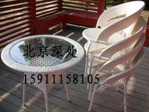 teng yi zi coffee table five pieces set rattan chairs bar chairs garden chairs courtyard villa tables and chairs