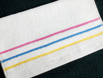 Special price treatment of pure cotton vegan color towel face towels pure color paragraph (pure white)