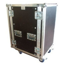 18U chassis single-layer double door open cover aviation box cabinet dedicated to power amplifier mixer audio equipment