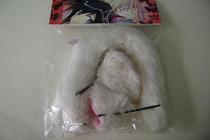 LOVE LESS white cat ear tail set Selling cute COS special gift
