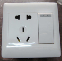 Aoshen concealed switch socket panel 86 type wall single open 1 open 5 hole power outlet one open five hole