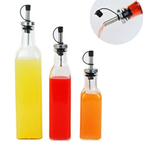 Manufacturer straight for 2013 new glass bottle sauce bottle with cover olive oil bottle Home seasoned bottle lead-free glass