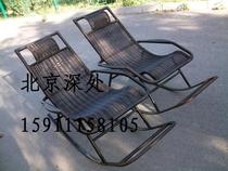 Rattan rocking chair rattan chair outdoor rattan chair courtyard table and chair recliner balcony lounge chair