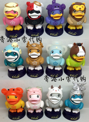 duck 12星座系列公仔摆件 正品bduck_7折现价52.8元