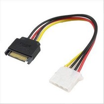Serial port to parallel port transfer cable SATA power to D-type IDE power reverse conversion parallel port to serial port