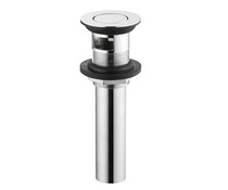 Kali Bathroom clamshell washbasin drain overboard 12605T-CP