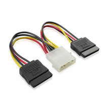 4pin to 15pin one point two power cord power adapter large 4pin to sata power cord