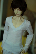 Uncle BJD 1 3 Bottom T-shirt White