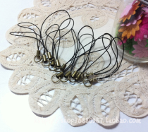 DIY material accessories antique mobile phone chain double ring hanging rope 3 yuan 12
