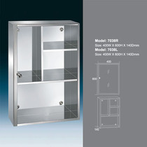 Stainless steel locker Kitchen bathroom 400*600*130 Bathroom locker Wall cabinet box storage cabinet 8038