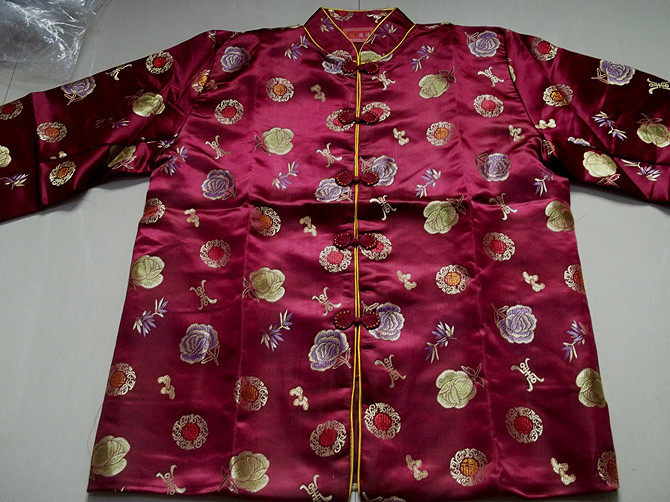 高档七彩真丝女寿衣 女士全套 淘宝特价 殡葬/殡仪/用品