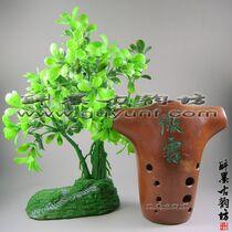 (Drunk ink Ancient Rhyme Square) Yins Pottery Xun Ten-hole Red pottery Antique Minotaur Xun Ao Shuang Playing Xun