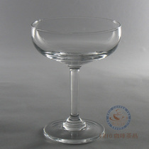 Glass champagne glass for champagne tower