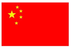 国旗deli得力3222纳米防水防晒型2号标准中国国旗 红旗 五星 长久耐用