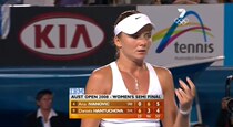 2008 Australian tennis semifinal Hannutsuva Ivanovic Tennis video