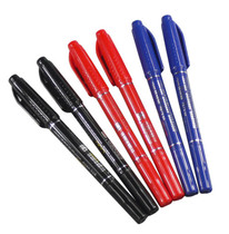 Five thousand-year note pen W-820 small double headcount pen oily pen hook line pen 12 support box