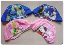 Clearance sale handling fashion baby swimsuit Childrens swimsuit Super moving cartoon mens and womens childrens swimming caps