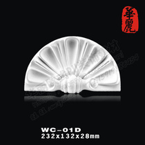 Gorgeous European style PU building materials_home decoration interior decoration_flat line corner flower combination_door frame window frame decorative flower_WC-01D