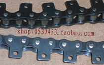 4 Sub-industrial chain 4 points Single side straight plate 4 straight plate accessories chain pitch 12 7 straight holes 4 5 6
