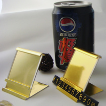 51x51 mm aluminum alloy bracket list price digital card price tag seat card jewelery 25 up for sale