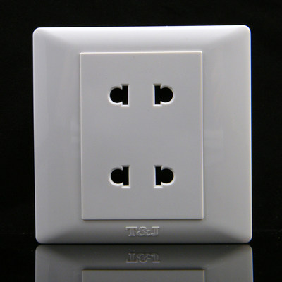 tj天基开关插座开关面板正品 悦庭悦居系列 四孔插座 hb810u2_6折现价