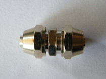 Copper double-head quick-turn joint quick-turn joint air pipe joint double-head quick-turn 4681012