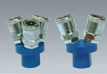 Pneumatic tool quick connector iron three-way iron two-way air compressor joint 2-way 3-way air compressor joint