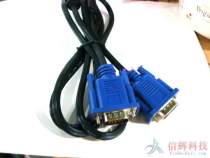 Display VGA data cable dual-head 15-pin anti-interference shielded signal line video cable supports 1080p HD