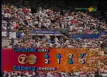 Classic Tennis match 1993 Australian Open Final Cowell-Edberg Video