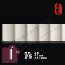 PU line Board European style pu decorative building materials glossy waist foot door set line_plain flat board_HK-36