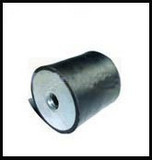 Rubber shock absorber rubber stable punch pad small motor shock absorber two ends internal thread m8x30x30