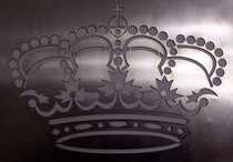 Laser cut stainless steel in stainless steel