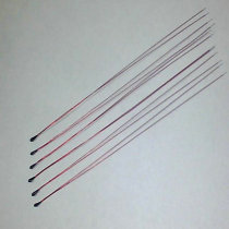 Thermistor NTC MF51-100 glass package temperature sensor 10K 100k high temperature resistant probe
