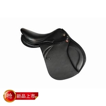 High quality Cowhide Obstacle Saddle Professional Knight Obstacle Saddle Genuine Leather English Saddle Bare Saddle for Sale