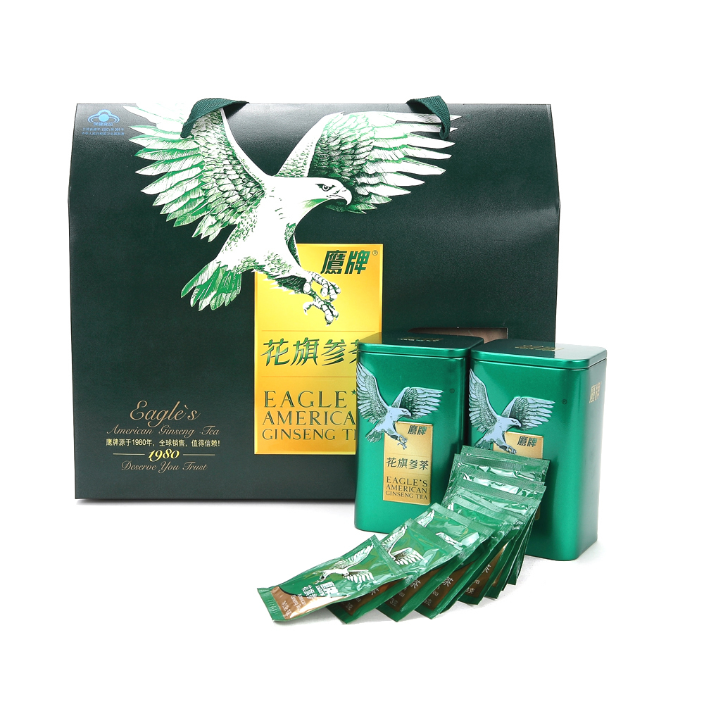 鹰牌花旗参茶 3g/袋*10包*2罐