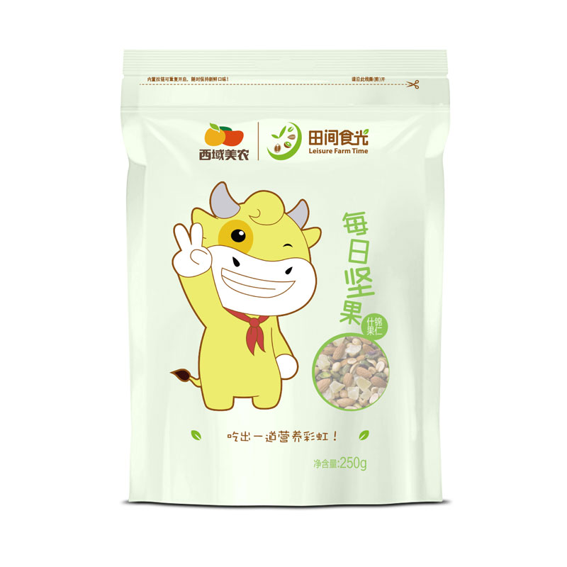 【西域美农_田间食光系列】每日坚果250g  25g*10袋产品展示图3