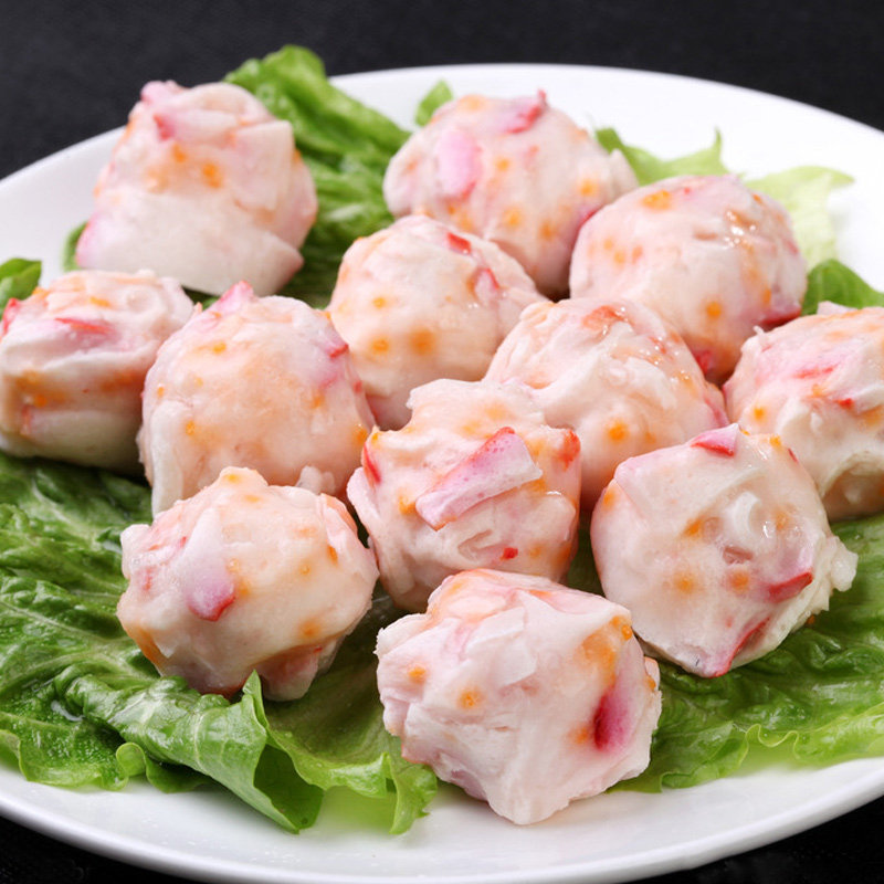 【韩湾】川见龙虾丸250g仿龙虾球 台湾风味 豆捞食材 火锅材料