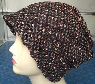 穆斯林伊斯兰回族回民用品网状六角套头帽方便套头巾女士礼拜帽