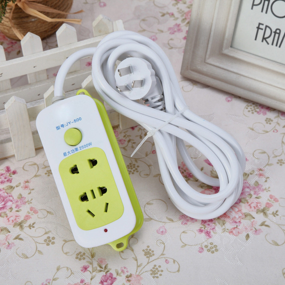 500 新国标有线插座 便携式移动接线板 三角插口 大功率插线板