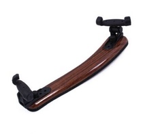 Violin shoulder pad shoulder pad ABS material shoulder pad beautiful real thing 1 4-4 4 height adjustable wood color