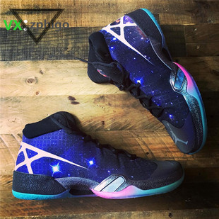 星空 烽火 xxx aj30 quai 54 乔30 银河 星空 篮球鞋 男鞋 863586-010